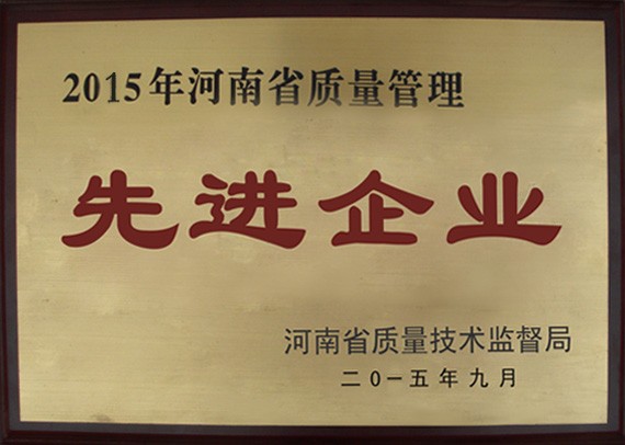 2015年河南先進企業(yè)